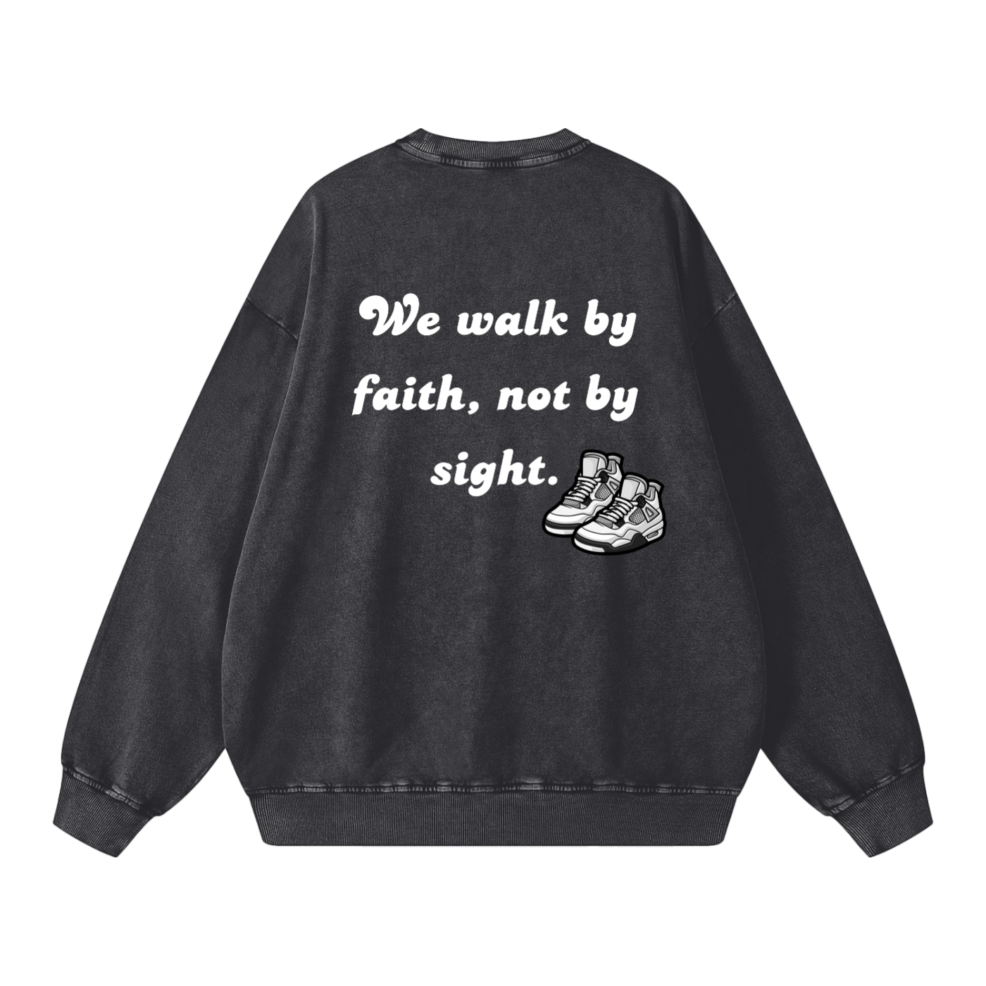 Snow Washed Oversized Sweatshirt