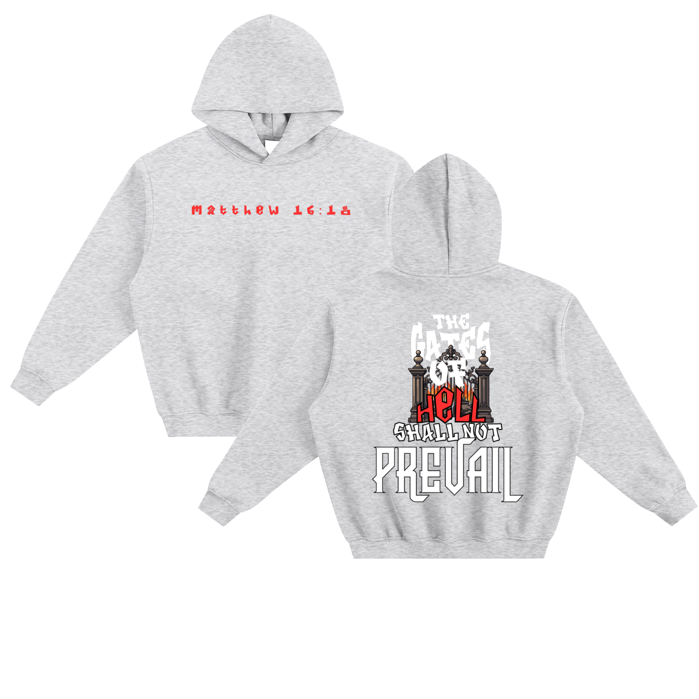 Hell Shall Not Prevail Soft Boxy Hoodie