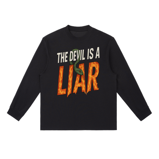 The Devil Is a Liar Long-Sleeve Tee - alternate view