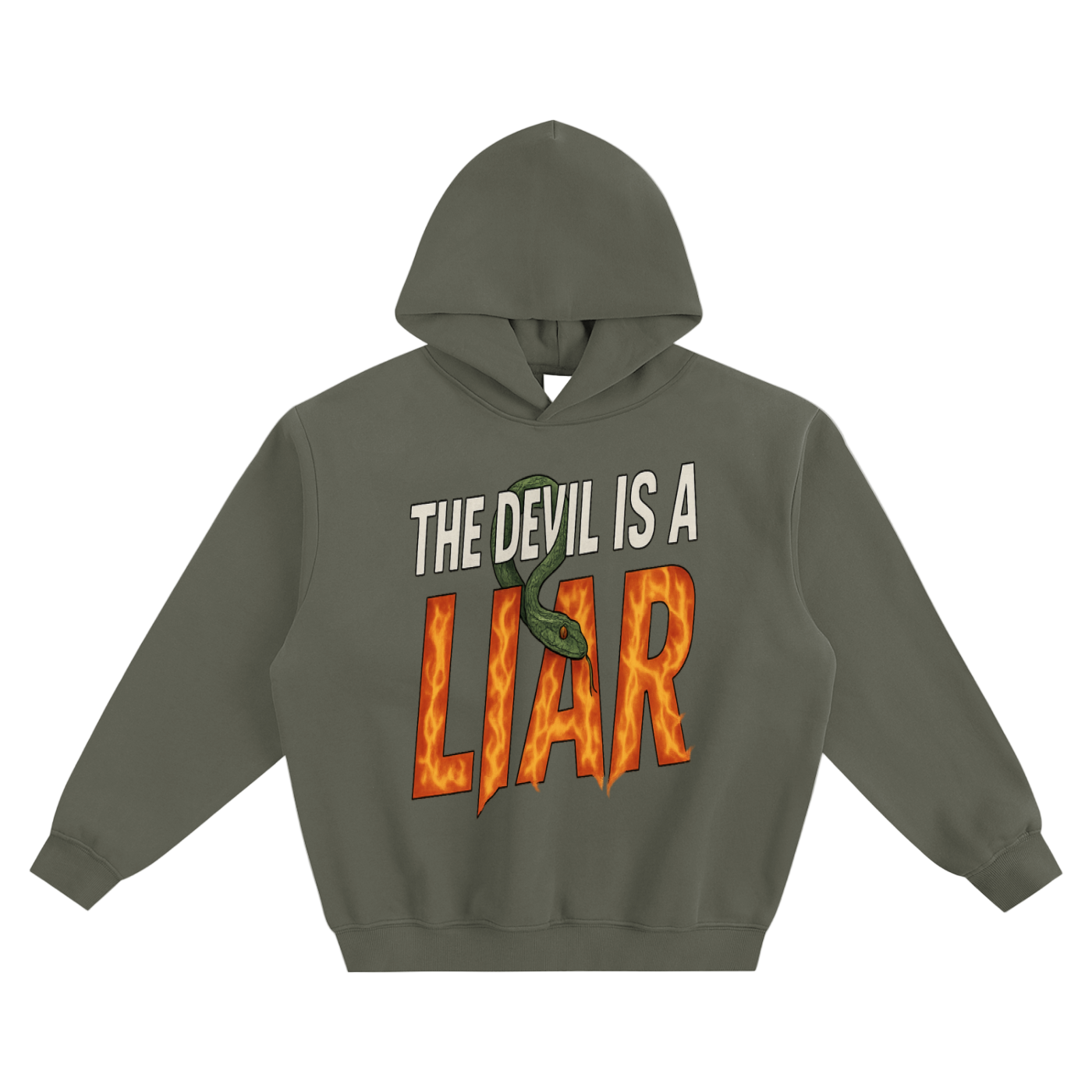 The Devil is a Liar Soft Boxy Hoodie