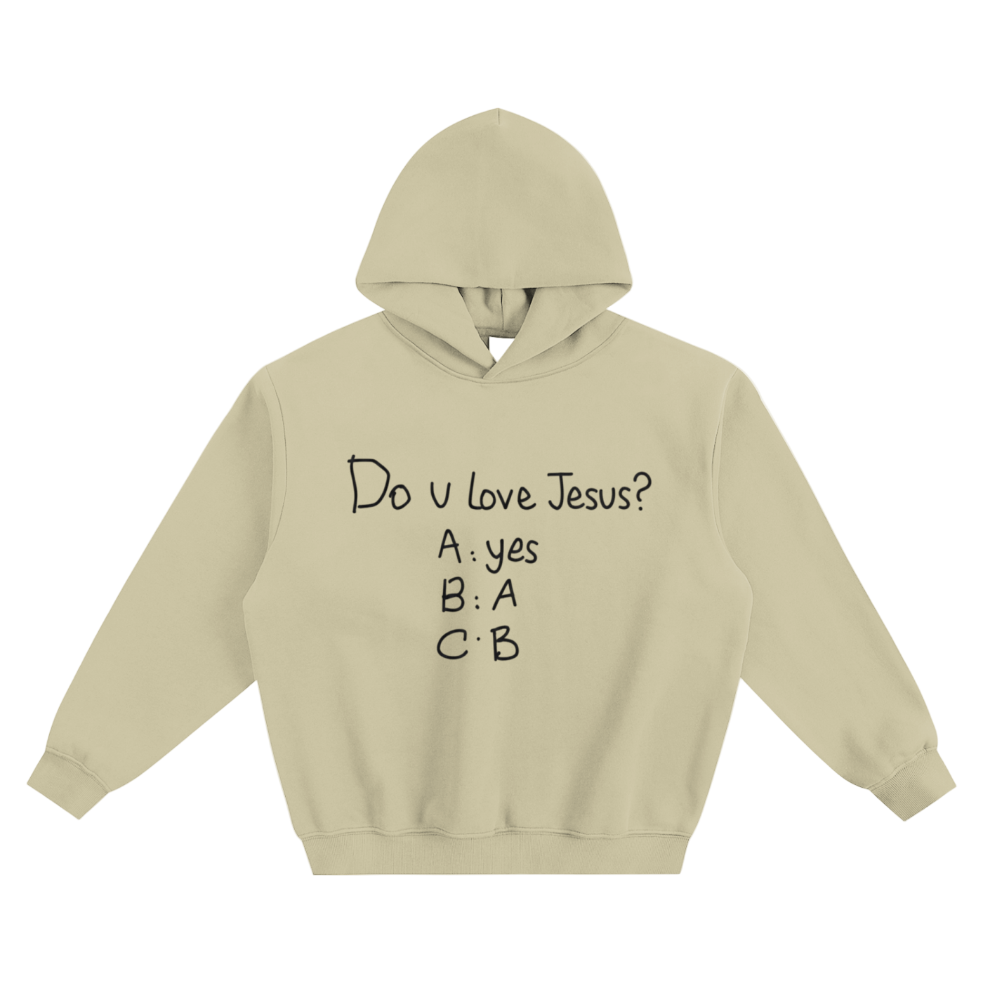 Do u love Jesus? Soft Boxy Hoodie