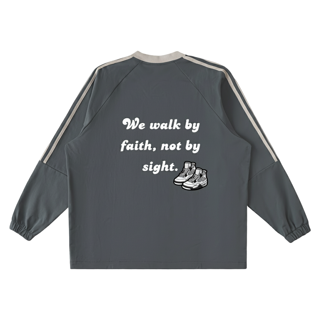 Just Believe It Jersey Crew Pullover