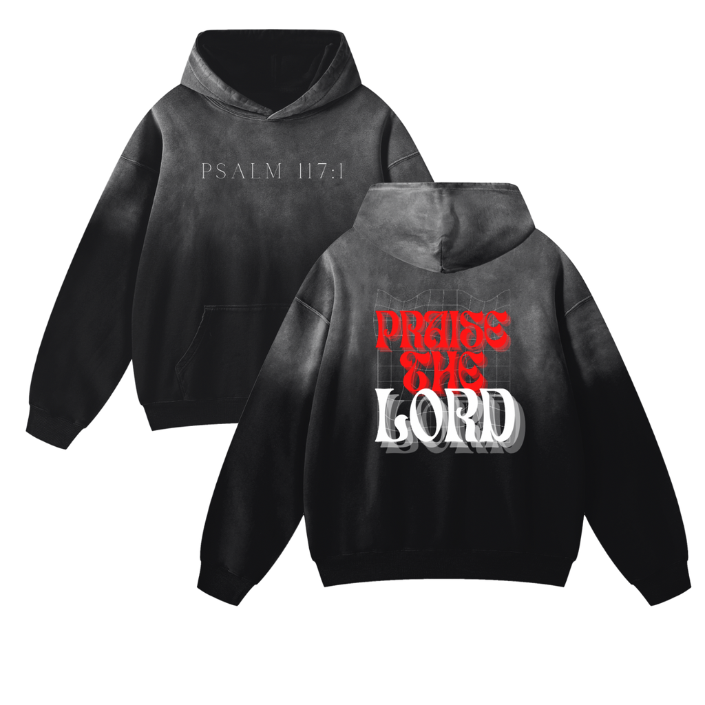 Psalm 117:1 Heavyweight Faded Hoodie