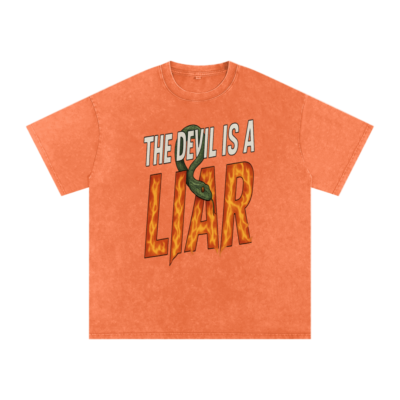 The Devil is a Liar Snow Washed Tee