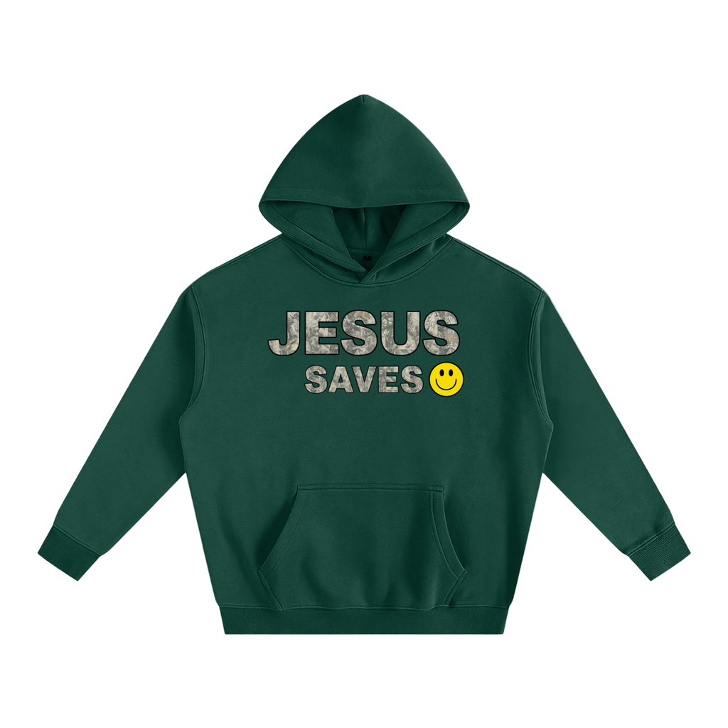 Jesus Saves Heavy Weight Oversized Ultra Soft Hoodie