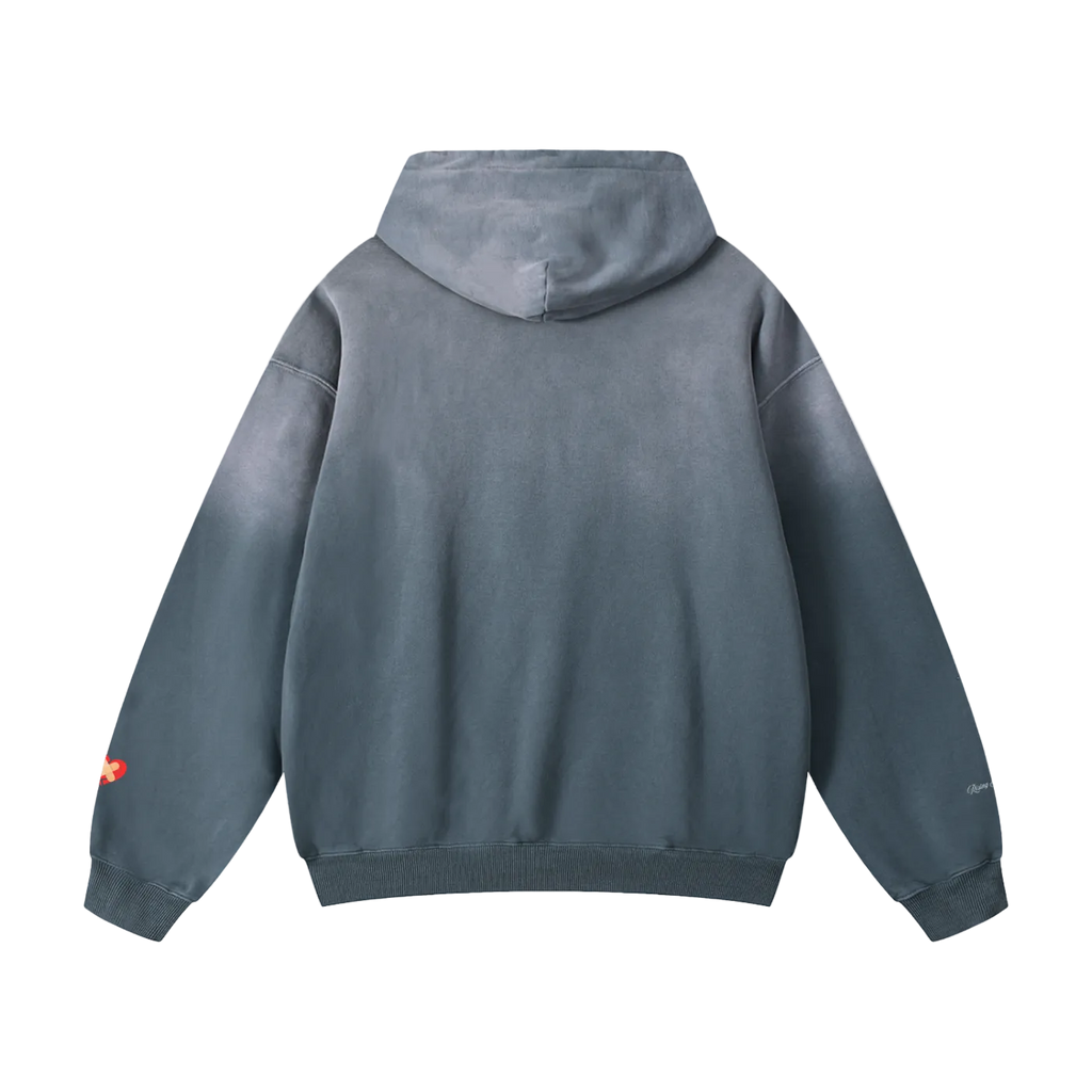 My Jesus Heals Sunfaded Oversized Hoodie