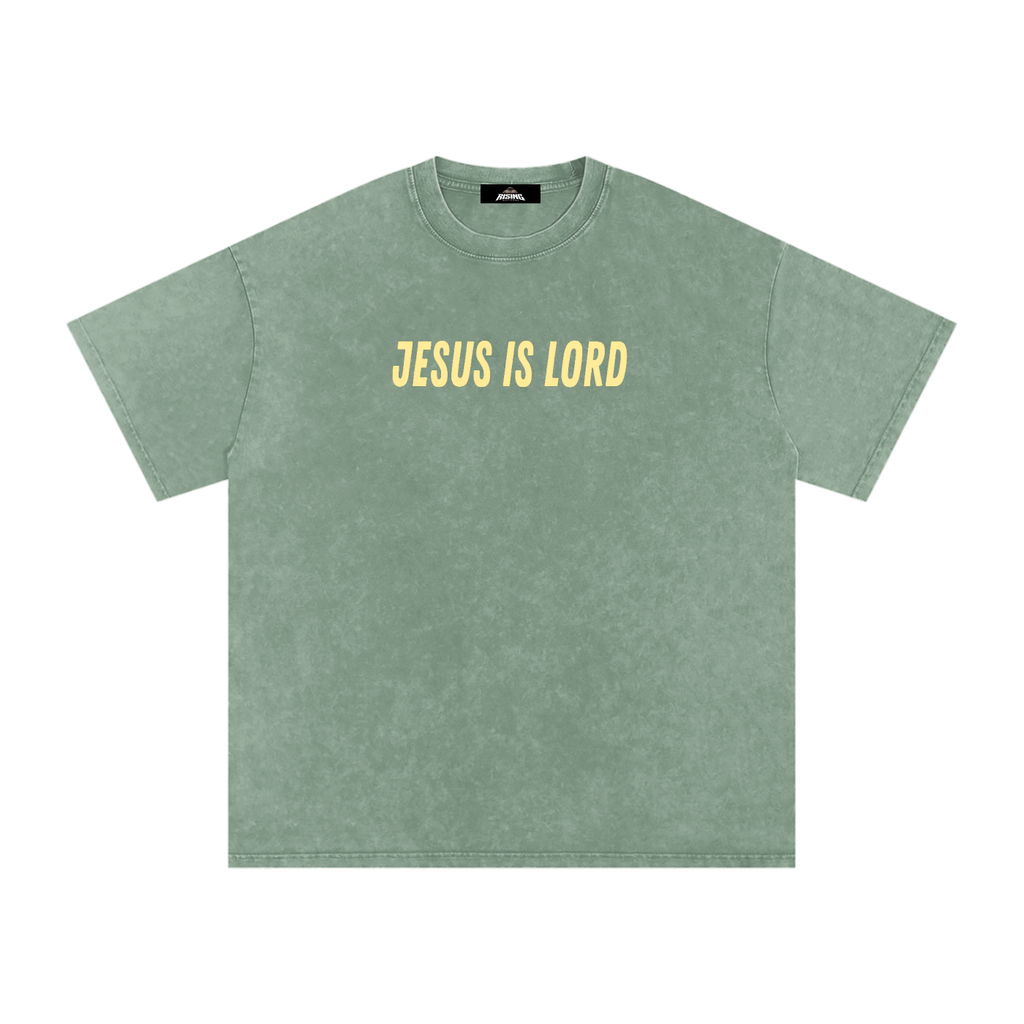 Jesus is Lord Snow Washed Tee