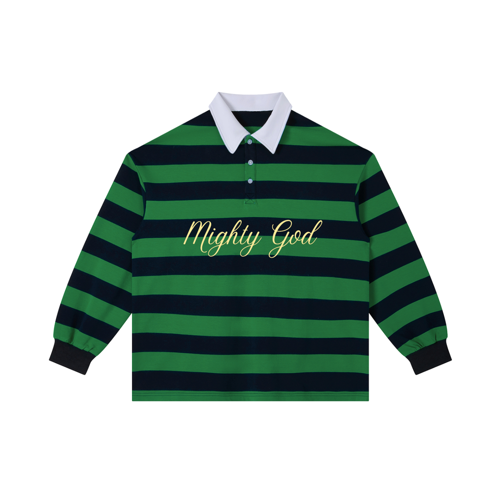 Mighty God L/S Polo