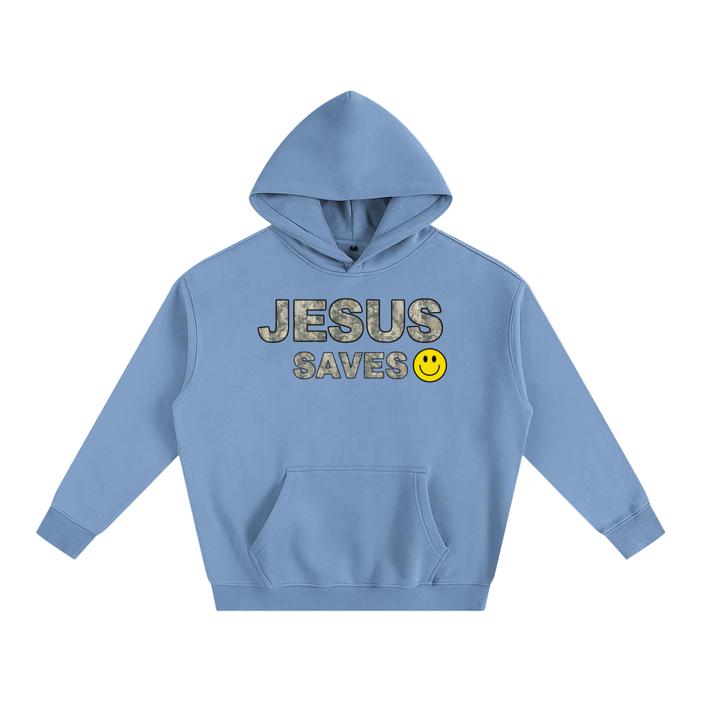 Jesus Saves Heavy Weight Oversized Ultra Soft Hoodie