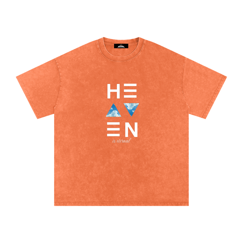 HEAVN Is Eternal Snow Washed Tee