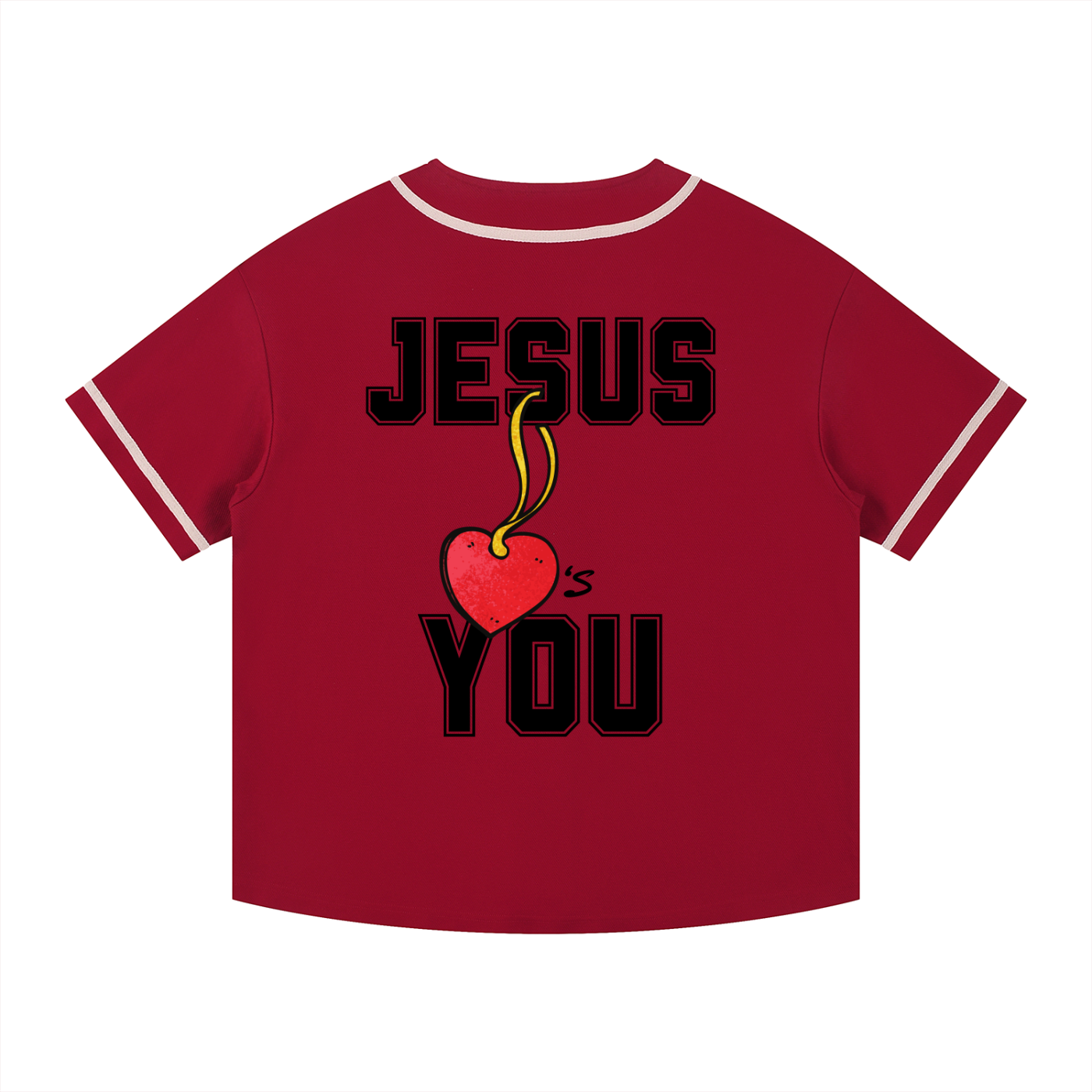 Jesus Loves You Baseball Jersey
