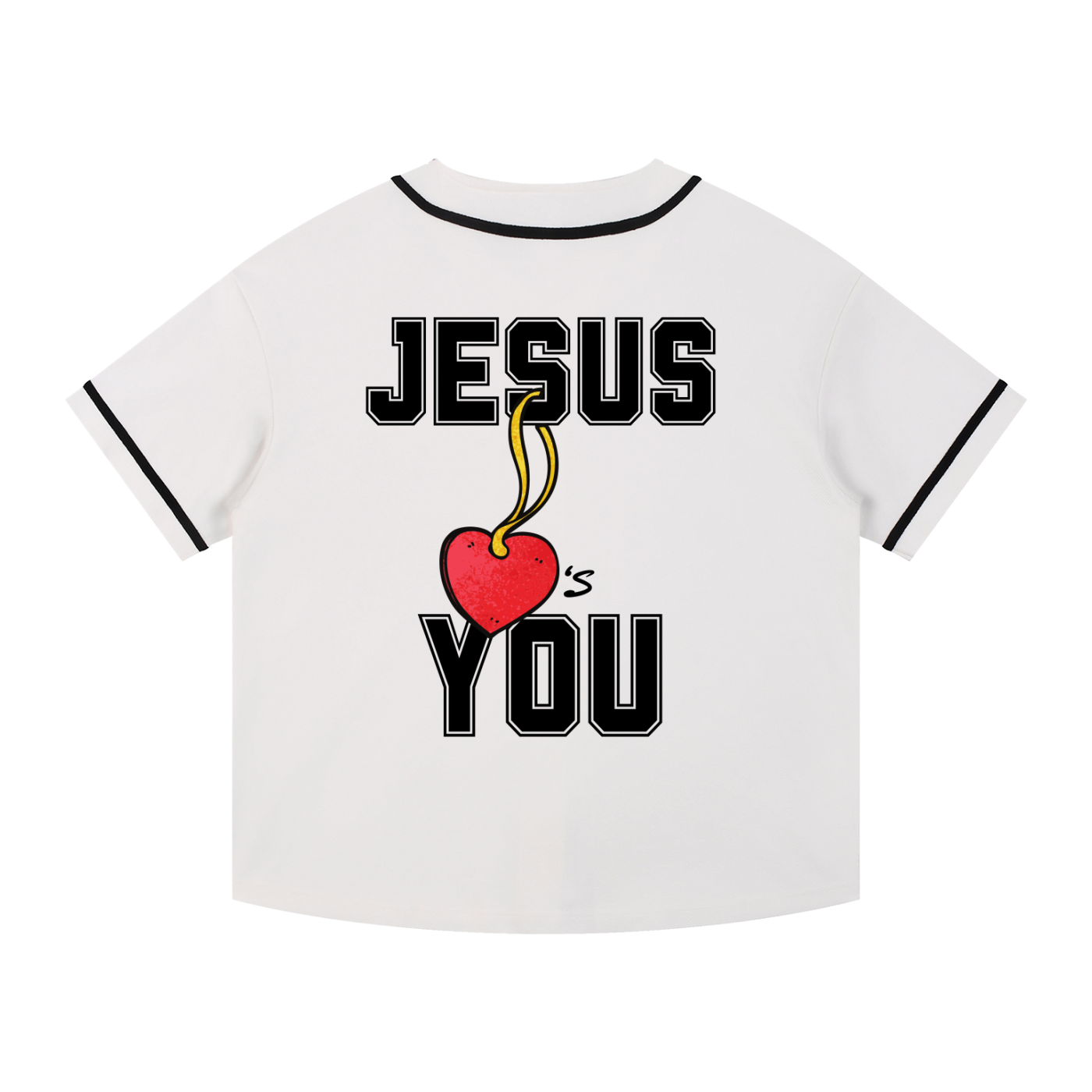 Jesus Loves You Baseball Jersey
