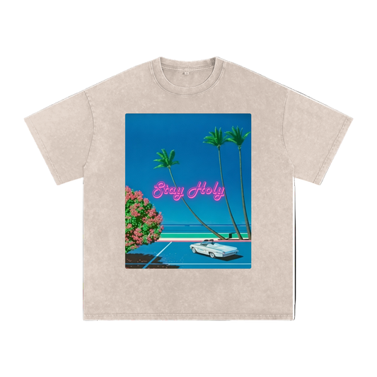 Stay Holy 80’s Snow Washed Tee