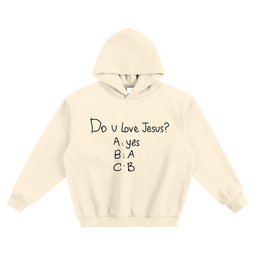 Do u love Jesus? Soft Boxy Hoodie