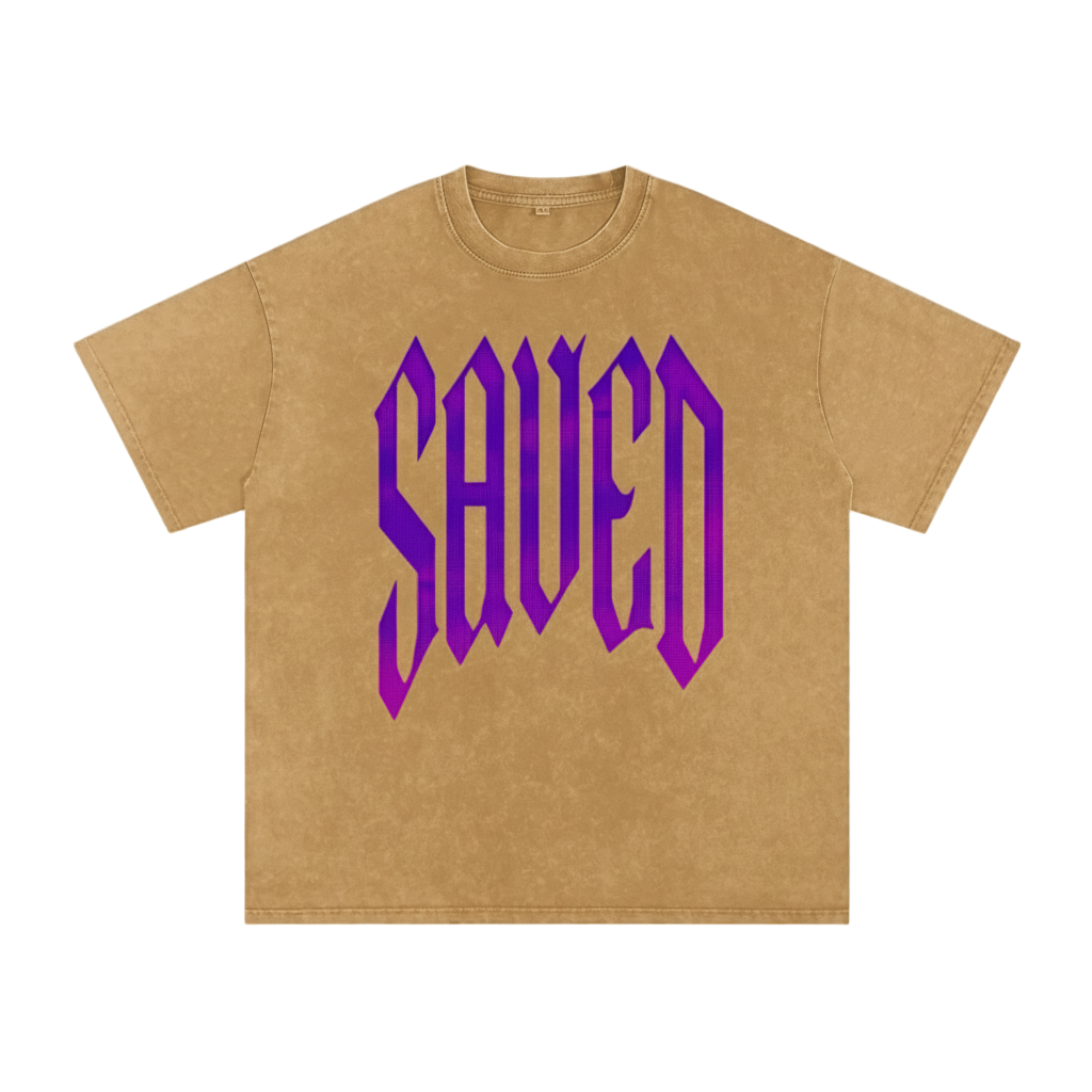 SAVED Snow Washed Tee