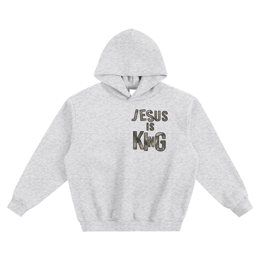 Jesus Is King Soft Boxy Hoodie - alternate view