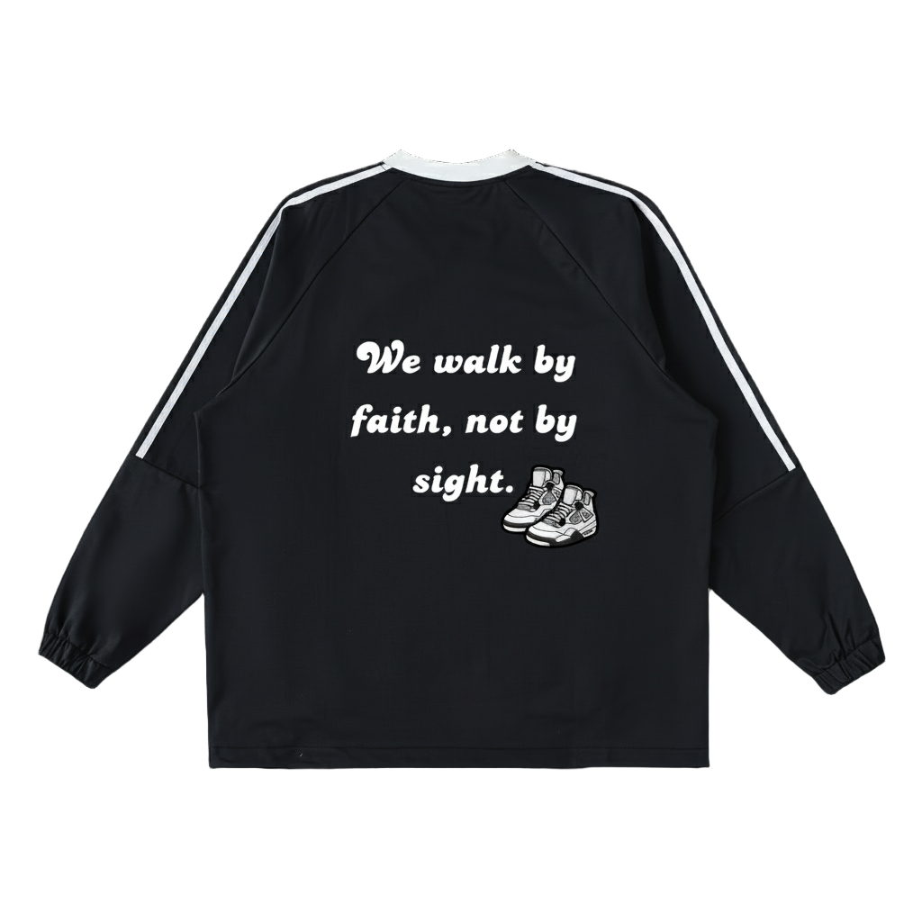 Just Believe It Jersey Crew Pullover