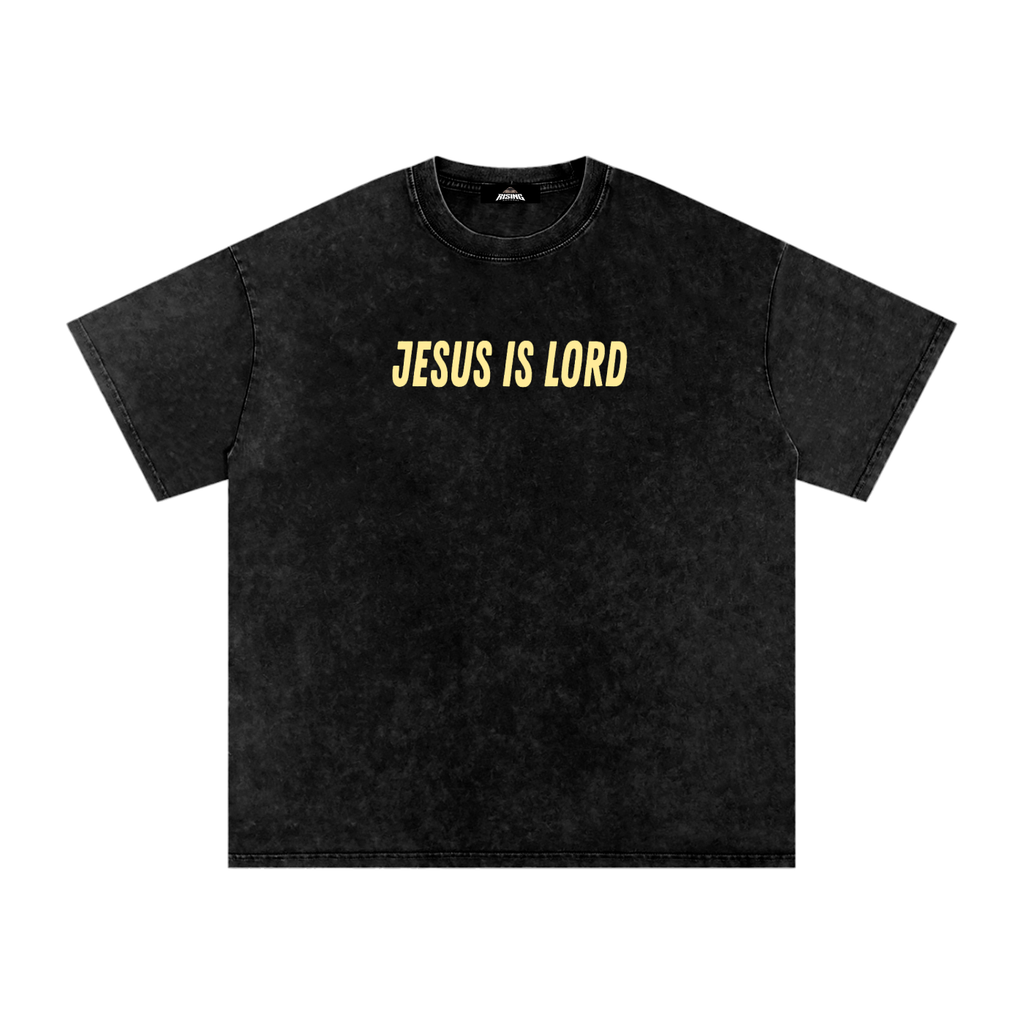 Jesus is Lord Snow Washed Tee