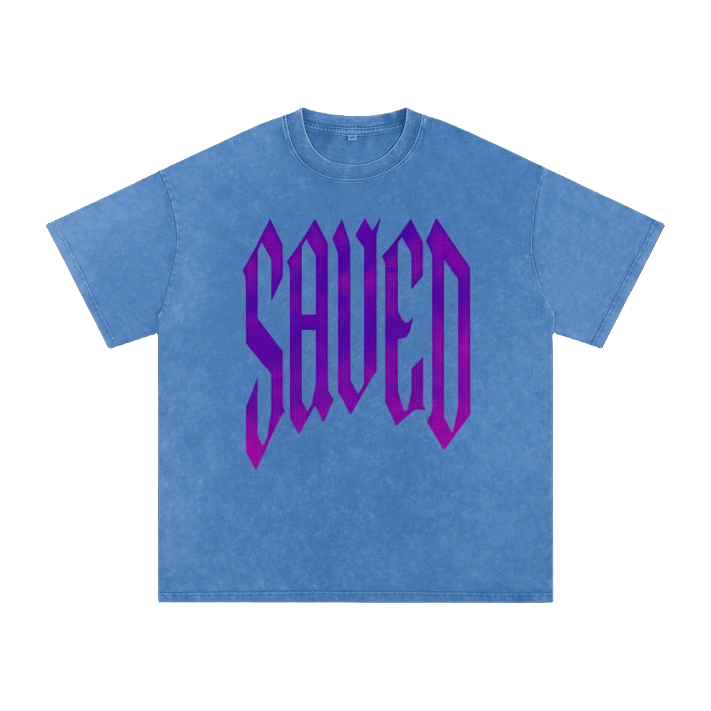 SAVED Snow Washed Tee