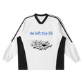 He Left the 99 Jersey Crew Pullover