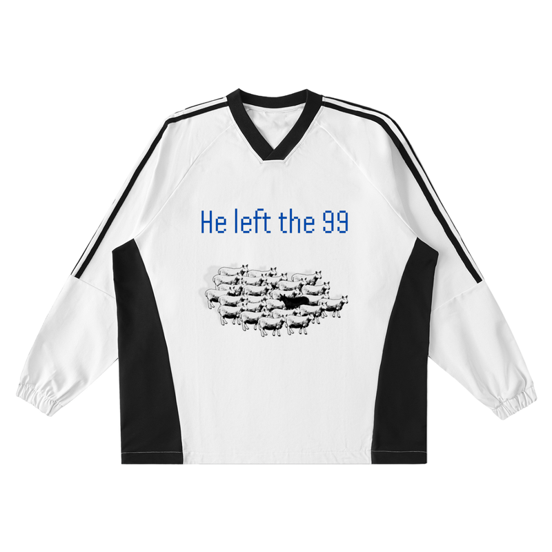He Left the 99 Jersey Crew Pullover
