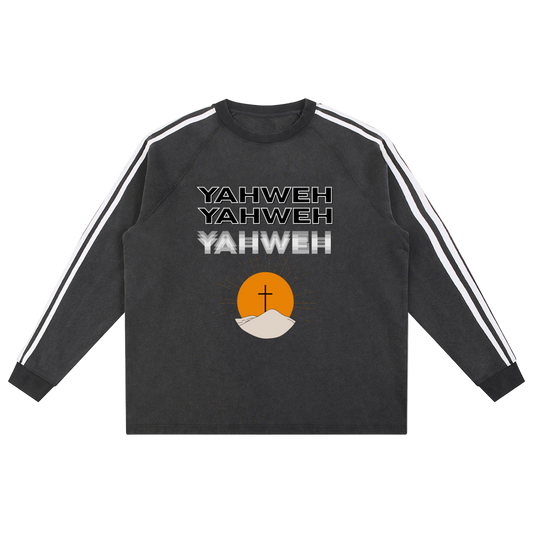 Yahweh Snow Washed Taped Sweatshirt - alternate view