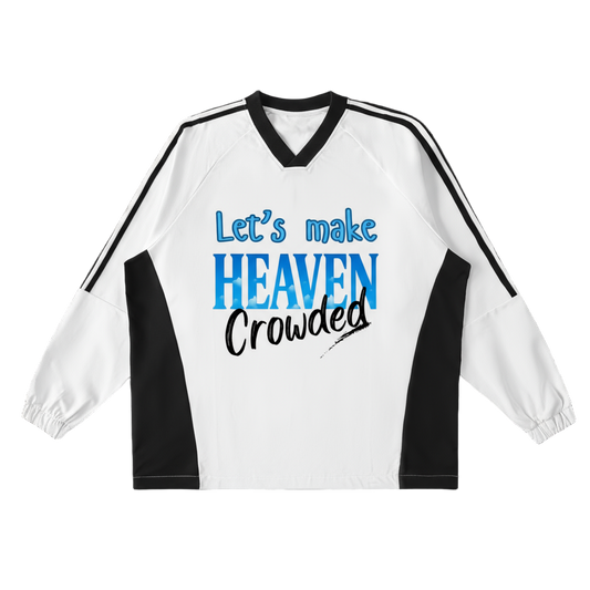 Let’s Make Heaven Crowded Jersey Crew Pullover