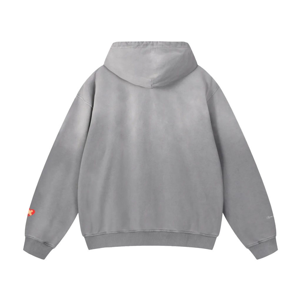 My Jesus Heals Sunfaded Oversized Hoodie