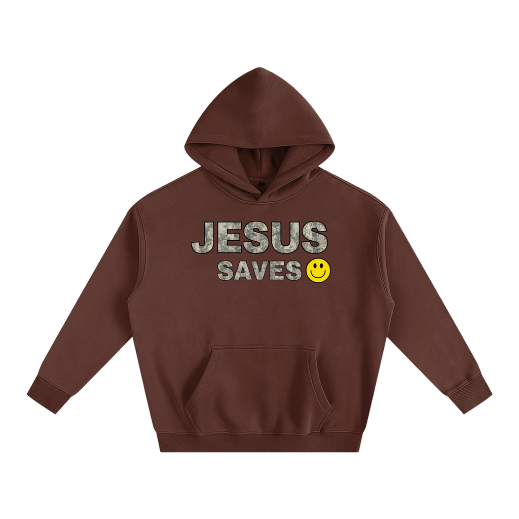 Jesus Saves Heavy Weight Oversized Ultra Soft Hoodie
