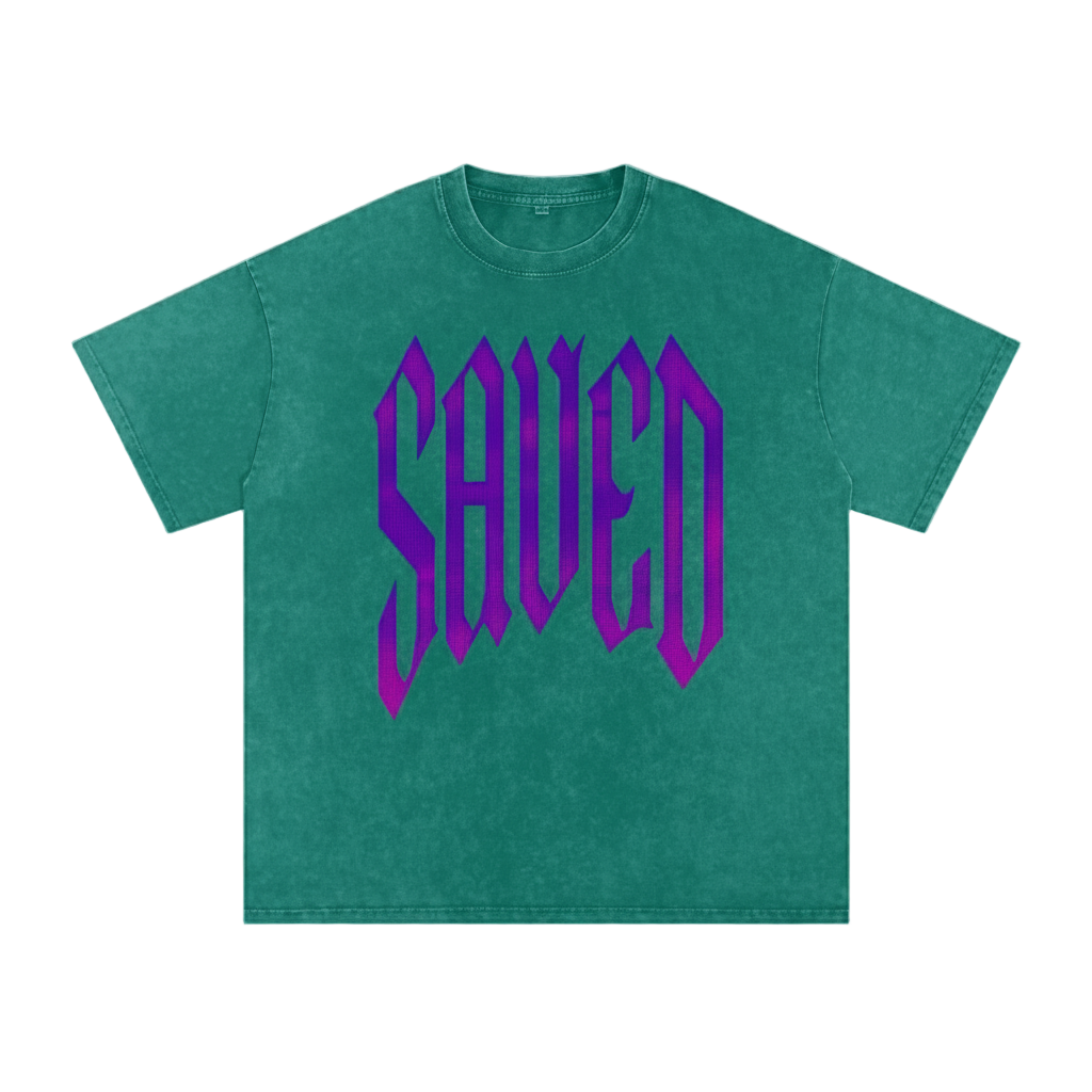 SAVED Snow Washed Tee