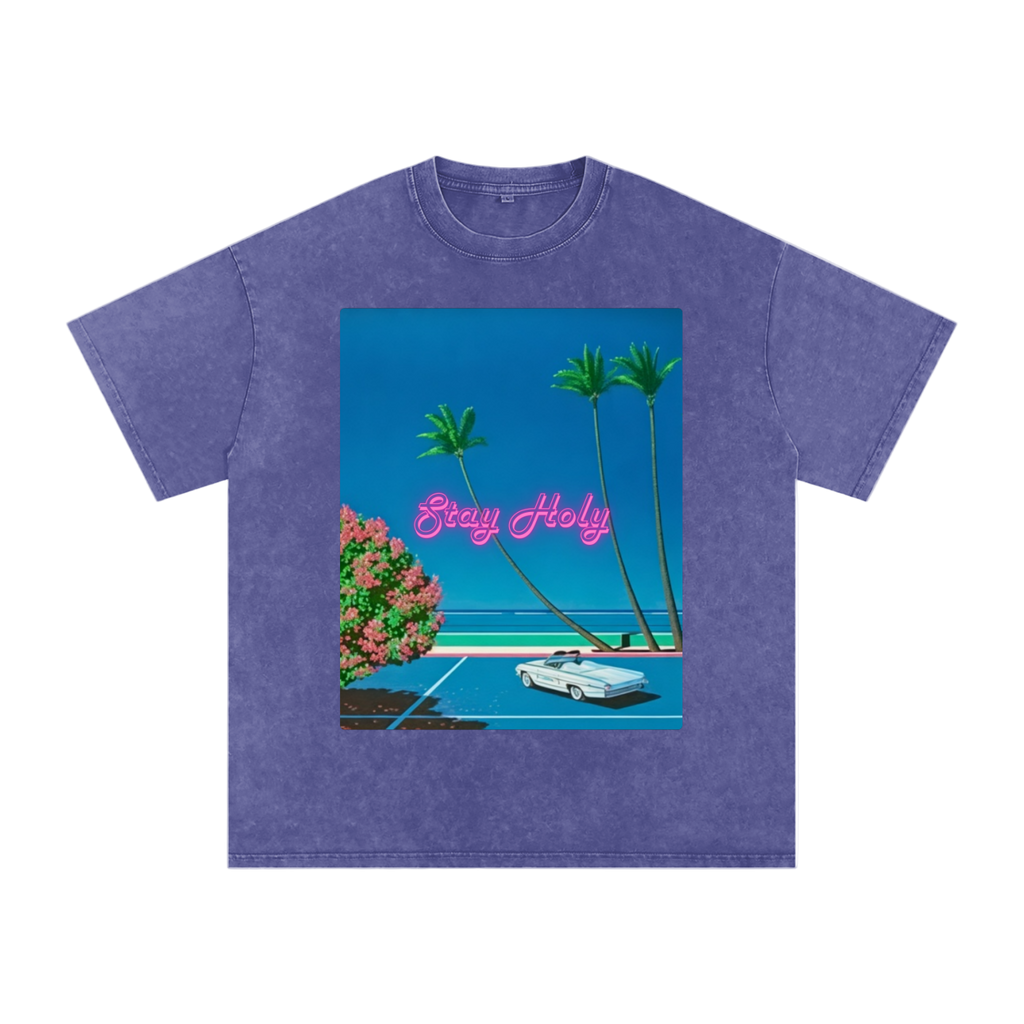 Stay Holy 80’s Snow Washed Tee