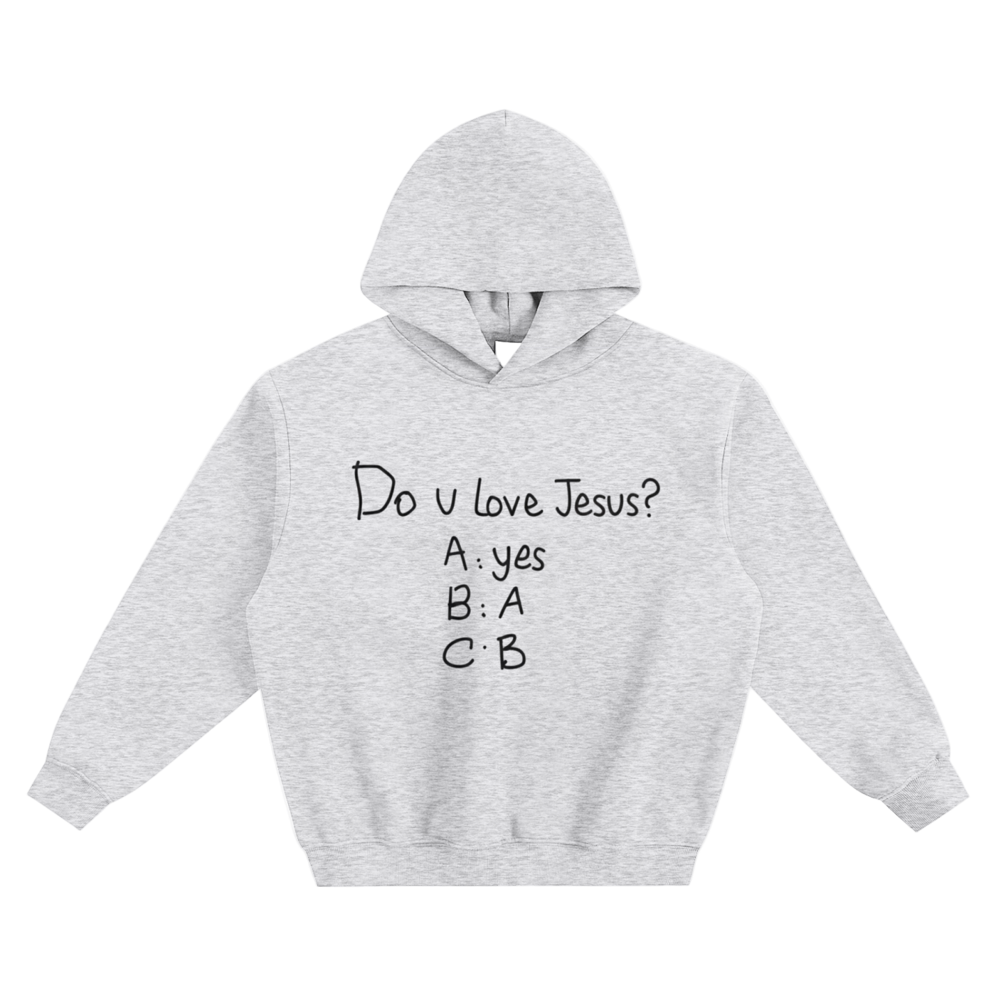 Do u love Jesus? Soft Boxy Hoodie