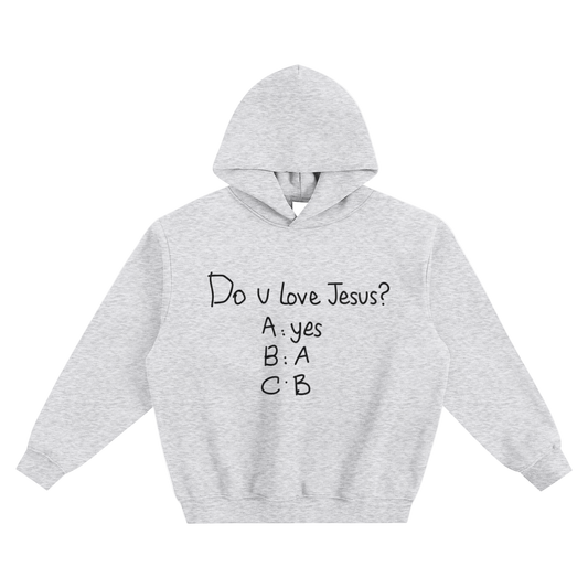 Do u love Jesus? Soft Boxy Hoodie