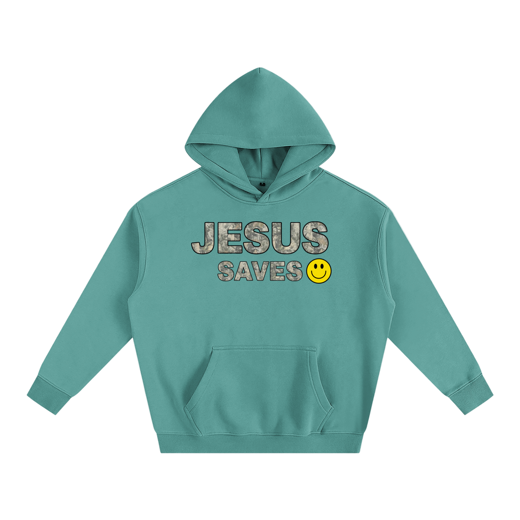 Jesus Saves Heavy Weight Oversized Ultra Soft Hoodie
