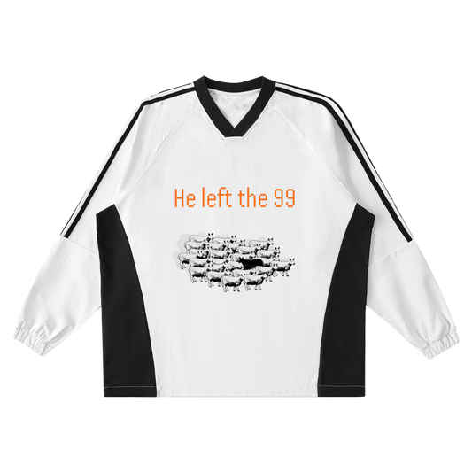 He Left the 99 Jersey Crew Pullover - alternate view