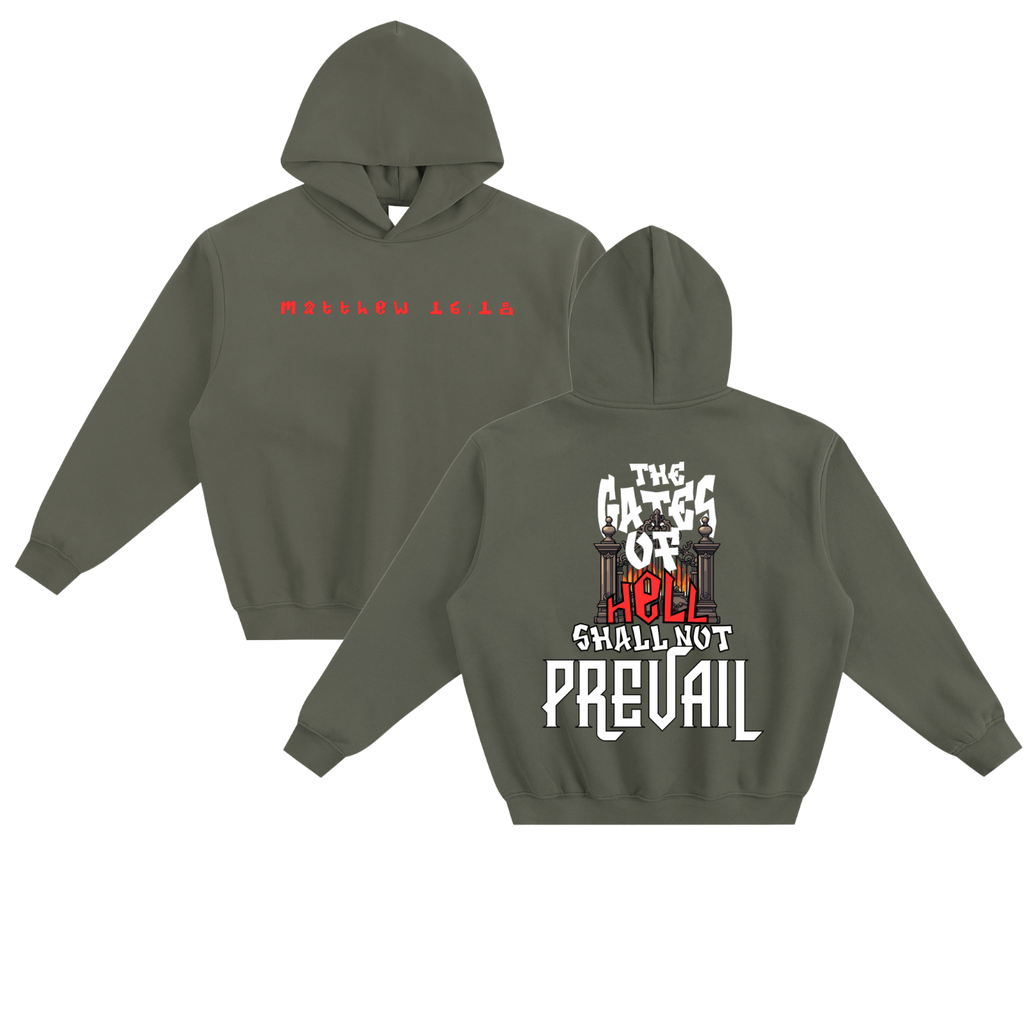 Hell Shall Not Prevail Soft Boxy Hoodie