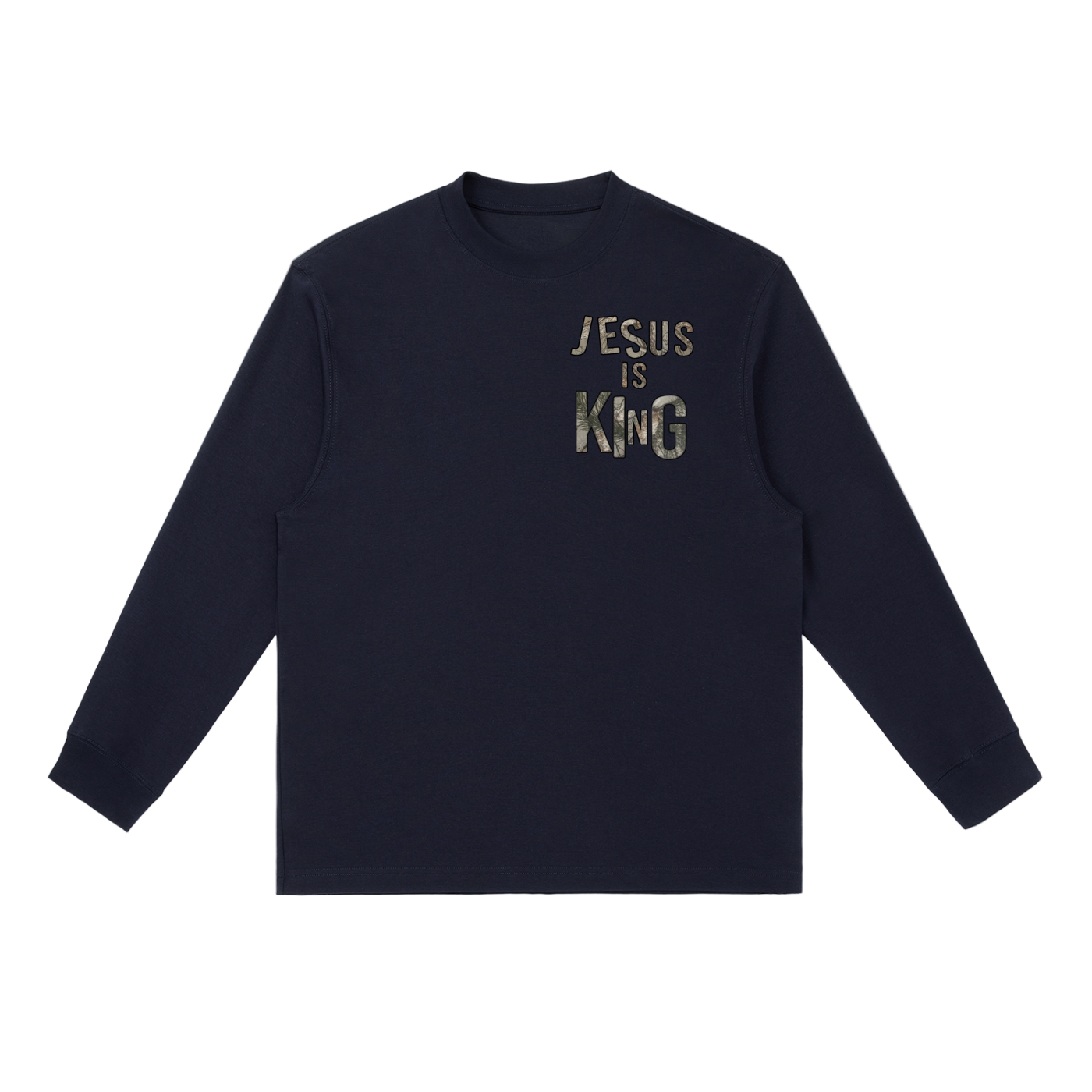 Jesus is King Long-Sleeve Tee