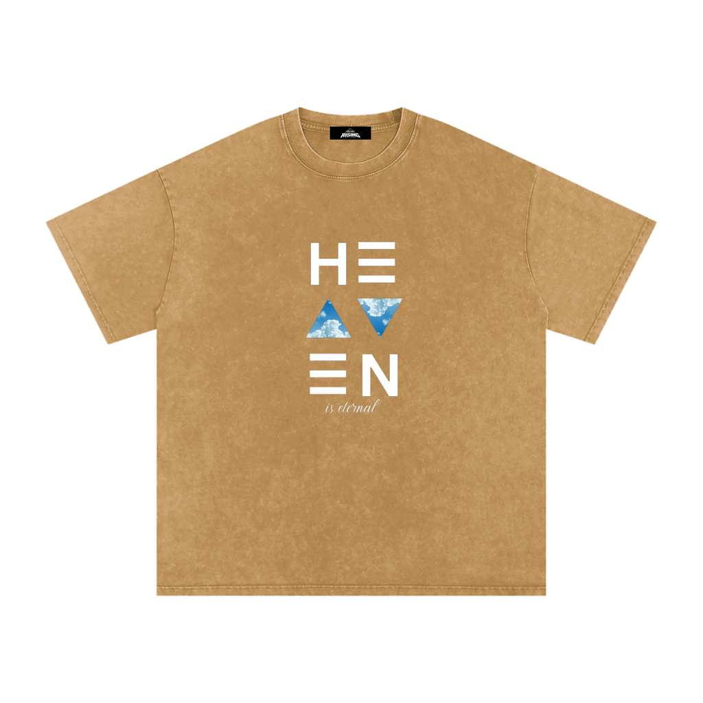 HEAVN Is Eternal Snow Washed Tee
