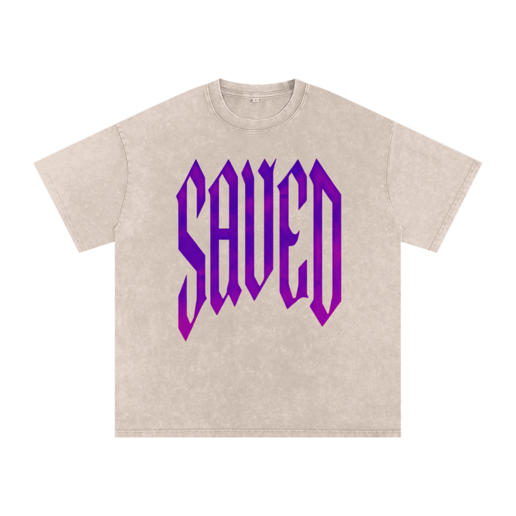 SAVED Snow Washed Tee
