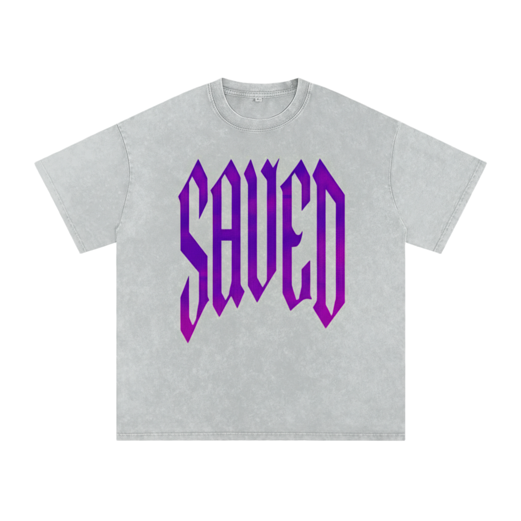 SAVED Snow Washed Tee