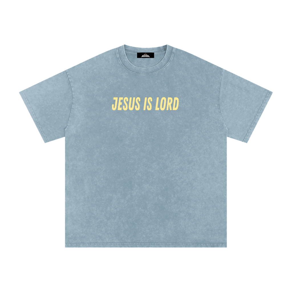 Jesus is Lord Snow Washed Tee