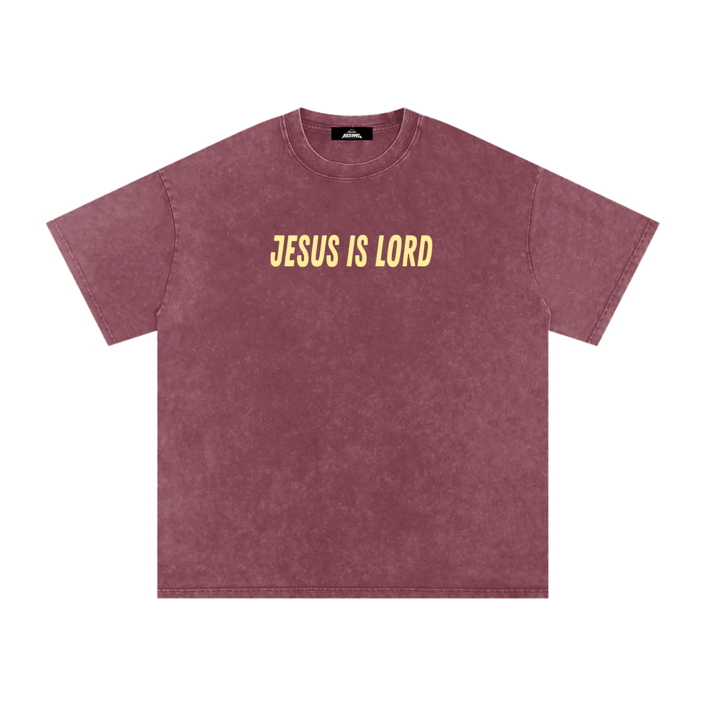 Jesus is Lord Snow Washed Tee