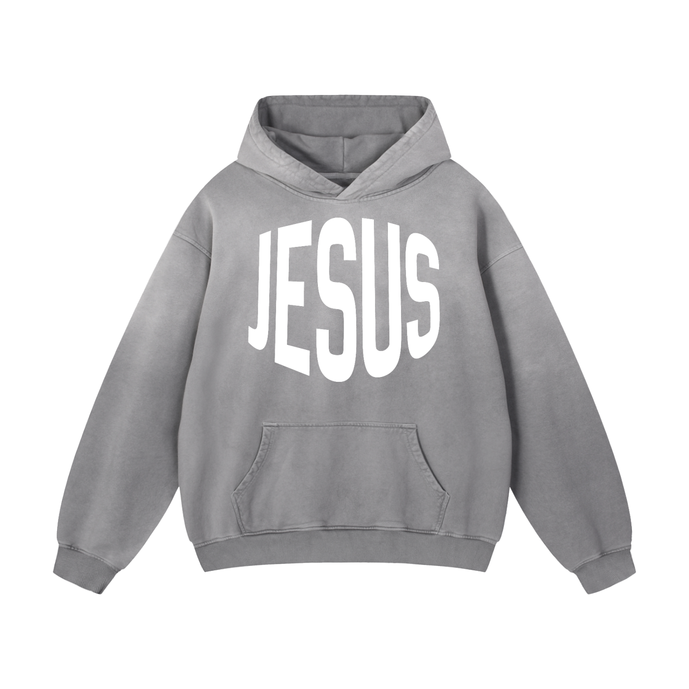 JESUS Sunfaded Oversized Hoodie