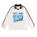 Let’s Make Heaven Crowded Striped Collar Pullover