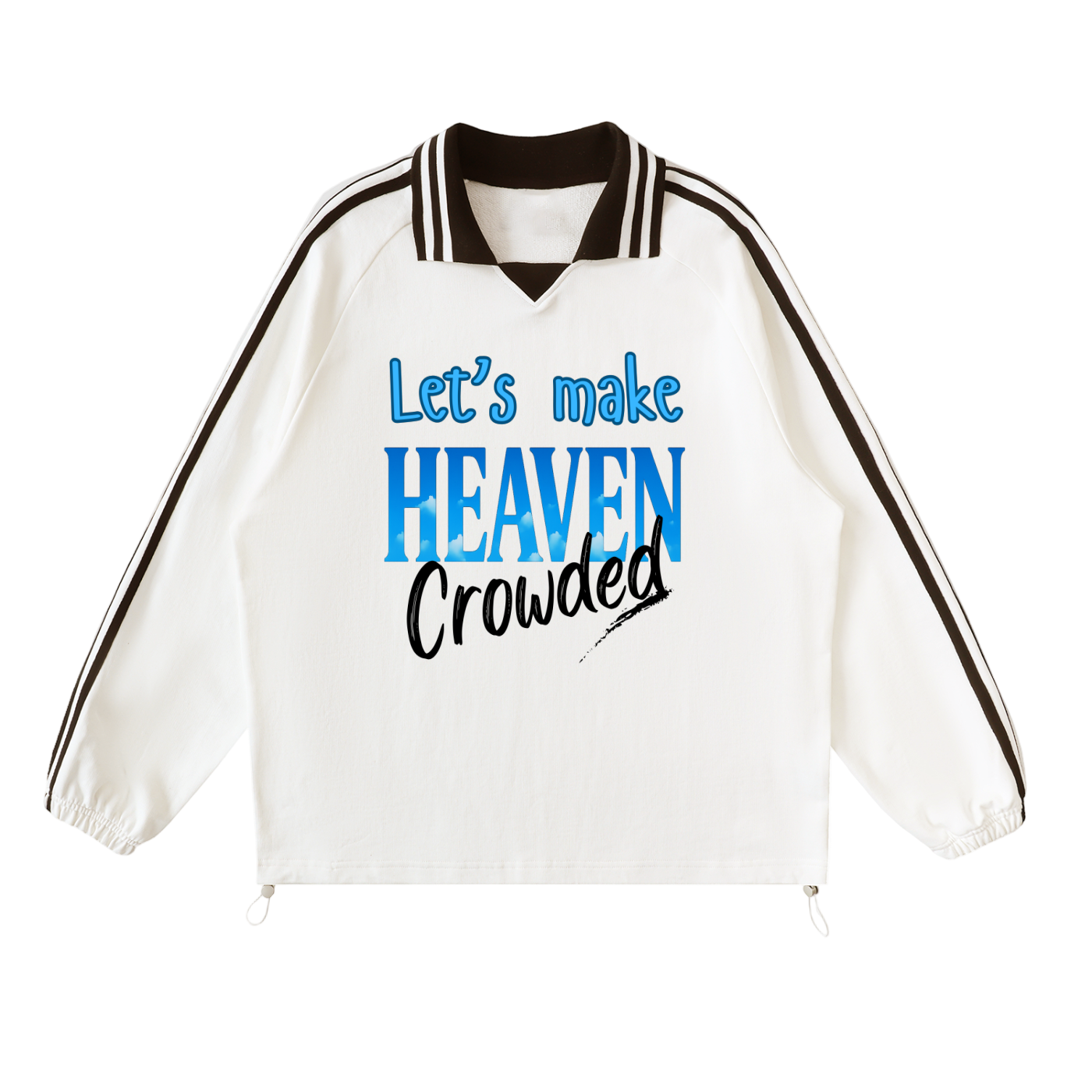Let’s Make Heaven Crowded Striped Collar Pullover