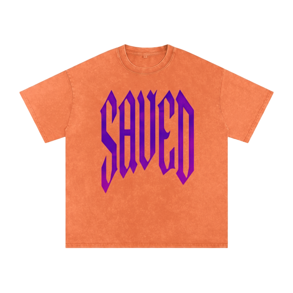 SAVED Snow Washed Tee