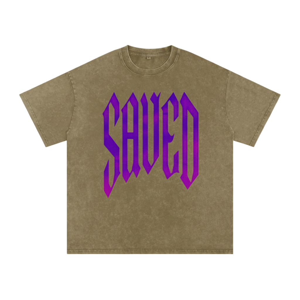 SAVED Snow Washed Tee