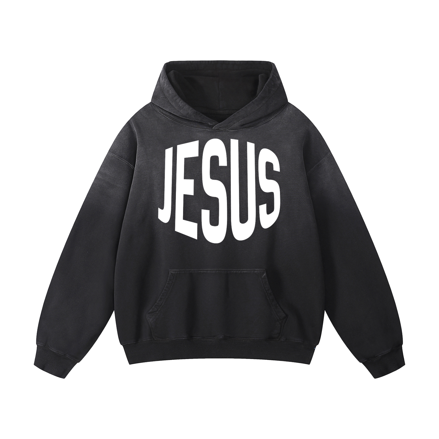 JESUS Sunfaded Oversized Hoodie