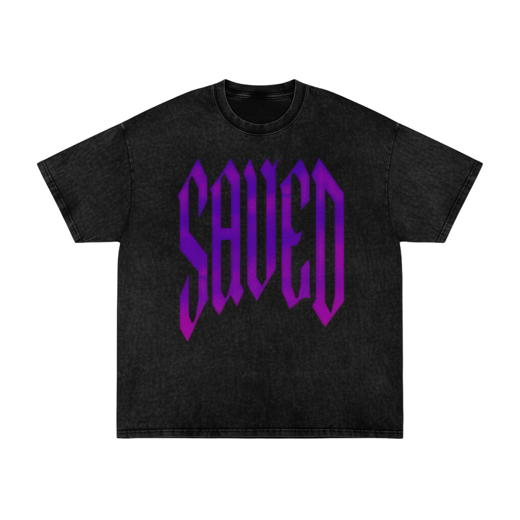 SAVED Snow Washed Tee