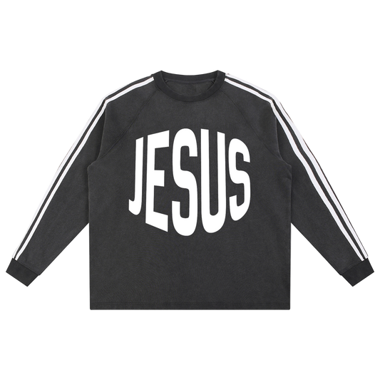 JESUS Snow Washed Sweatshirt - alternate view